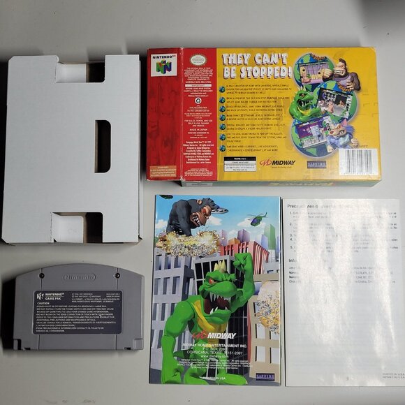 Rampage World Tour Nintendo 64 N64 complete cib - Picture 7 of 14